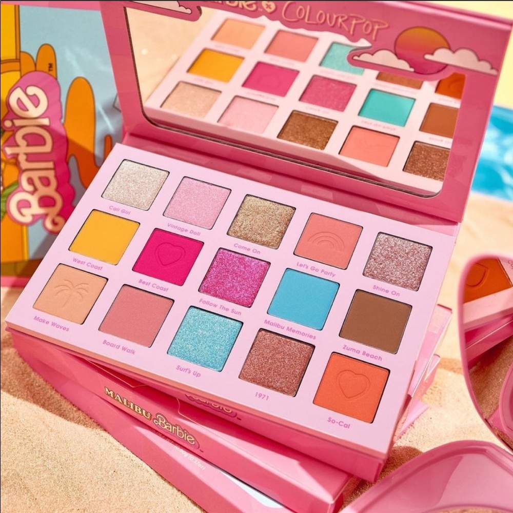 NWT EYESHADOW PALETTE ColourPop MALIBU BARBIE - Picture 9 of 9